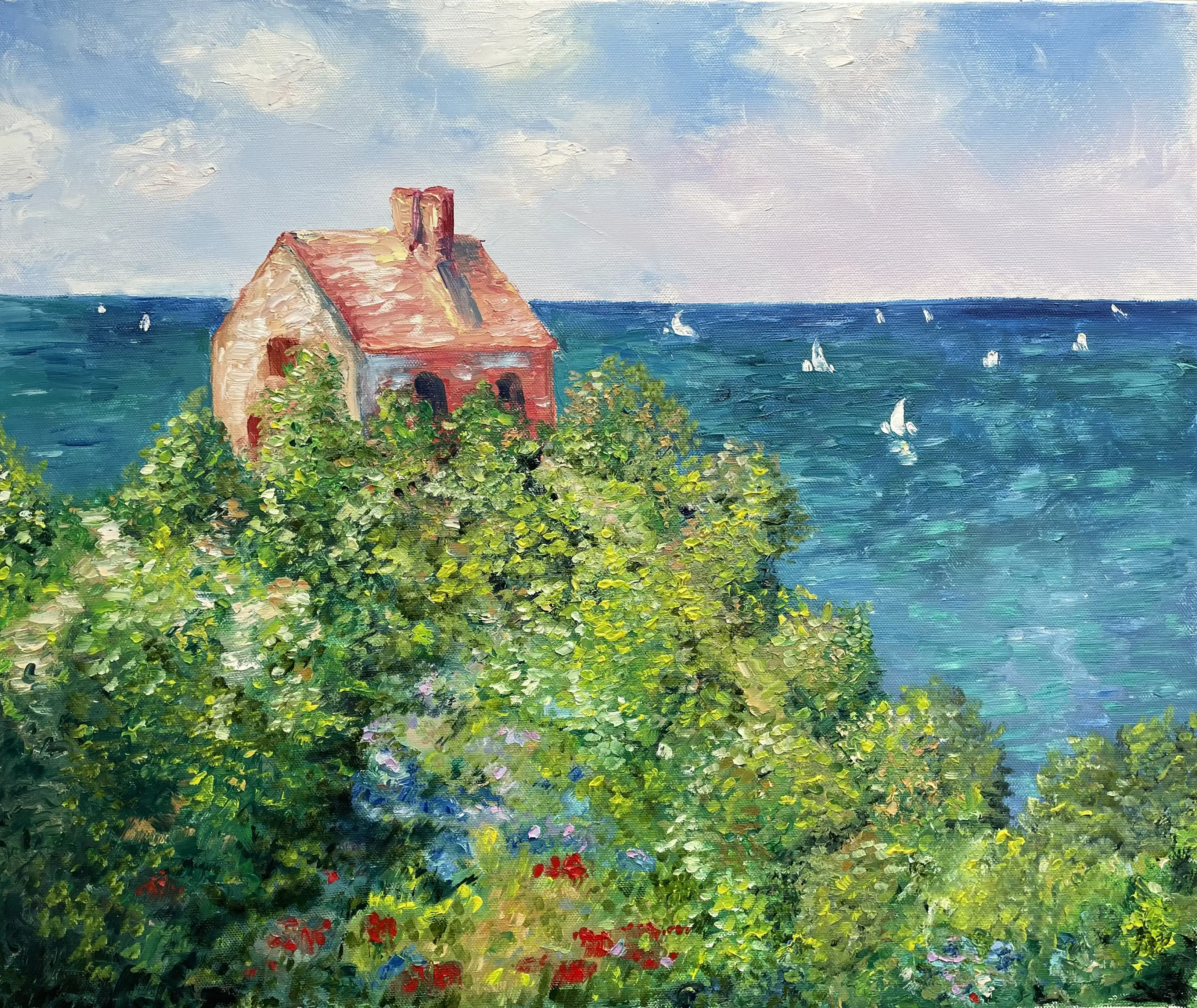 Fisherman's Cottage at Varengeville (after Claude Monet)