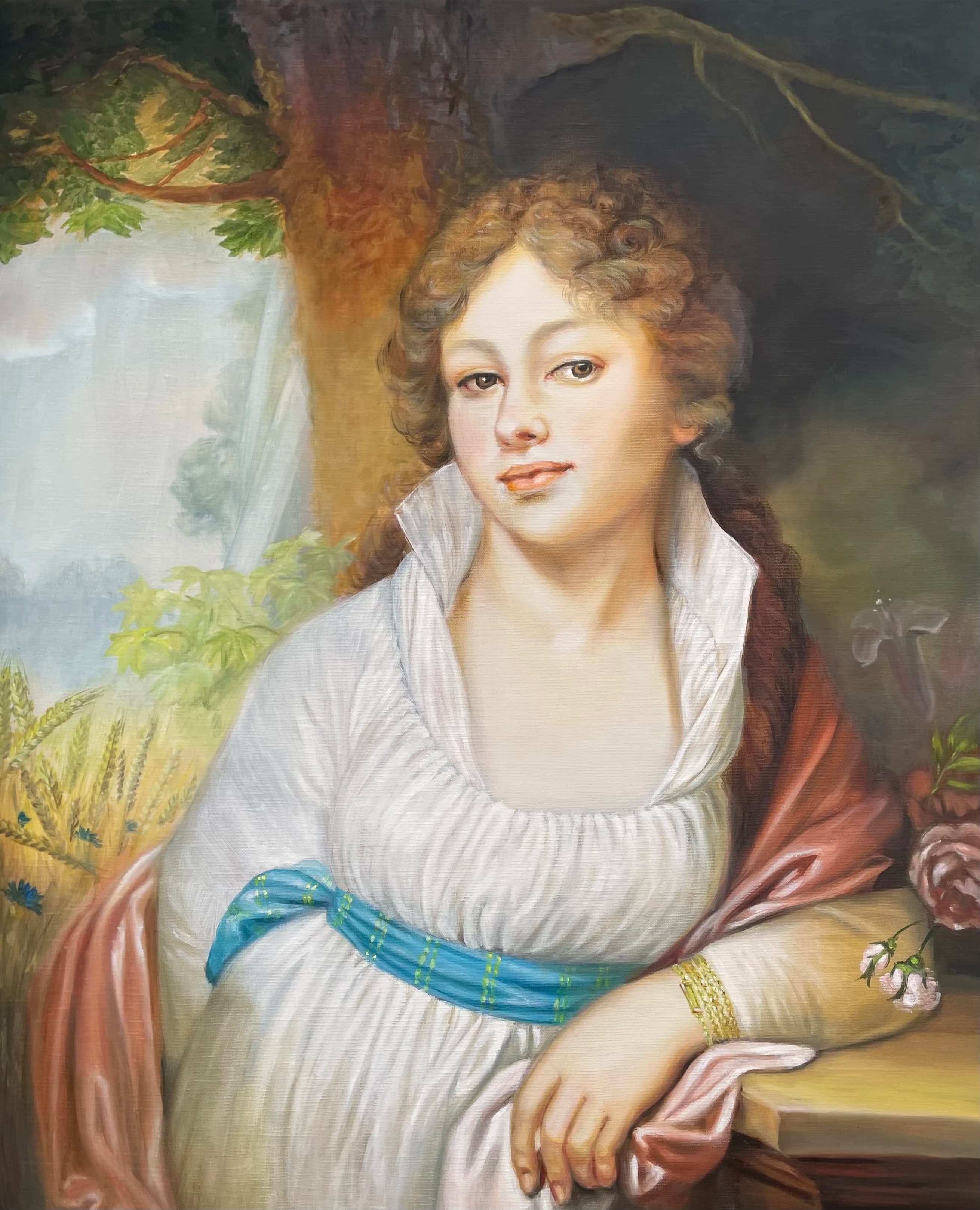 Copy "Portrait of Maria Lopuhina"/Vladimir Borovikovsky