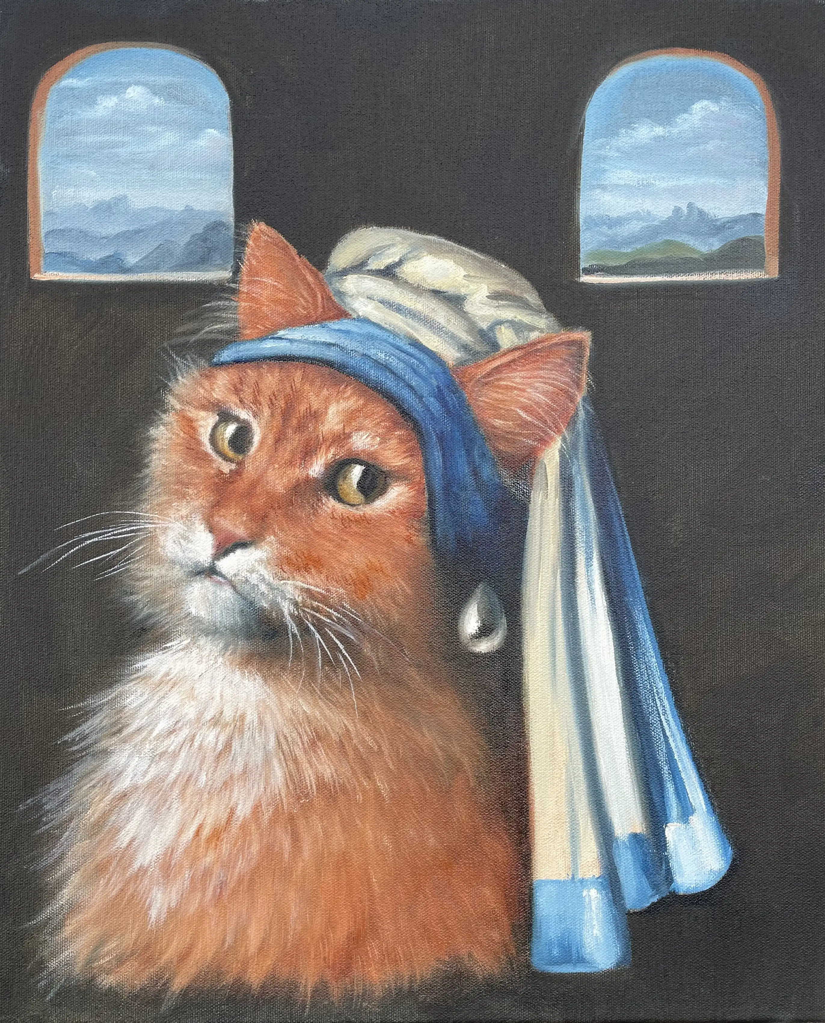Murliza/The Cat with a Pearl Earring